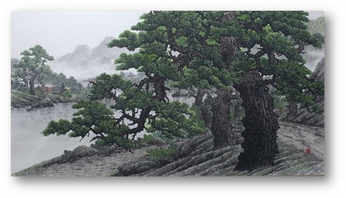 Fragrance of Pine exhibition at Gallery Tium in Seoul in 2022